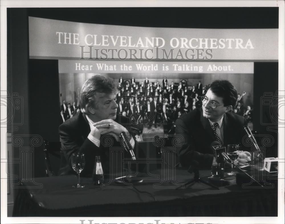 1992 Press Photo Christoph von Dohnanyi Director Cleveland Orchestra - cvp04903 - Historic Images