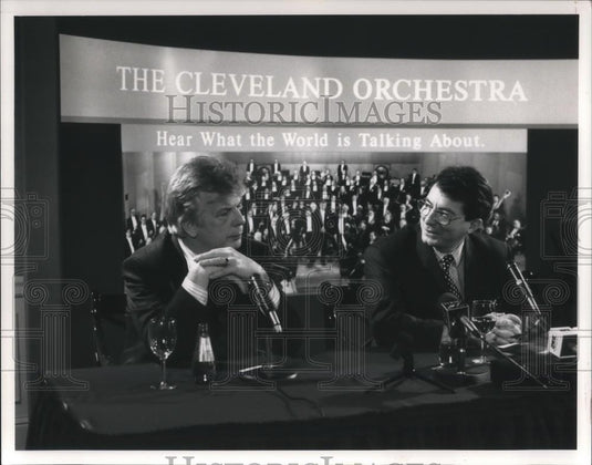 1992 Press Photo Christoph von Dohnanyi Director Cleveland Orchestra - cvp04903 - Historic Images