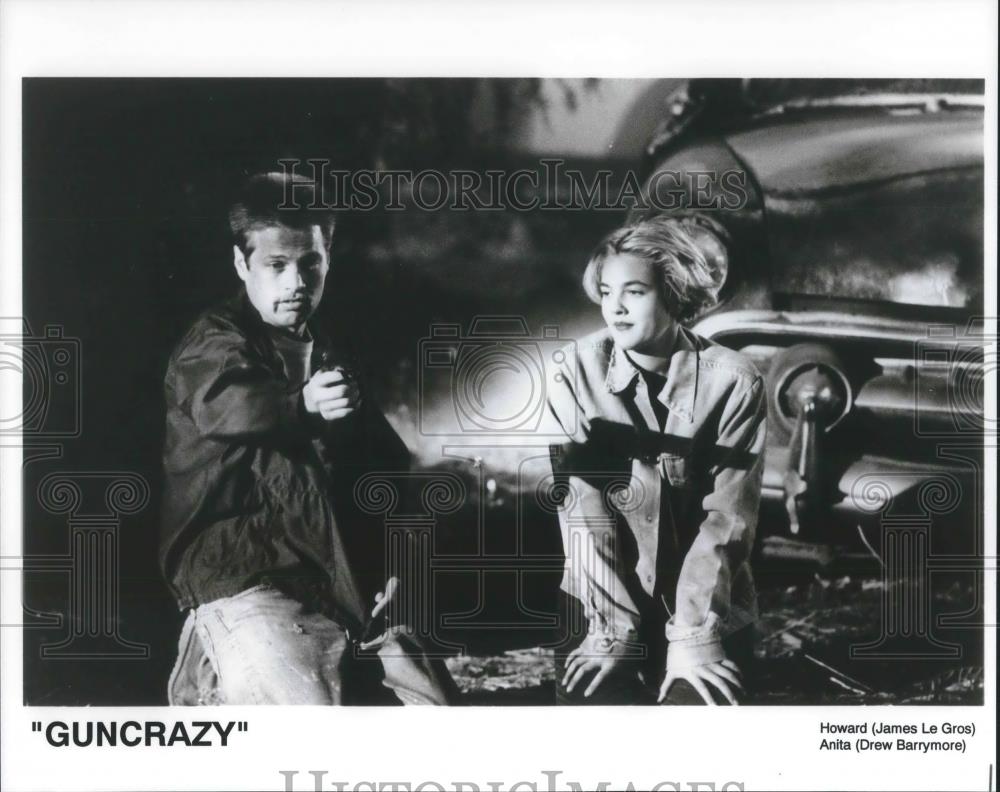 1994 Press Photo James Le Gros and Drew Barrymore star in Guncrazy - cvp10168 - Historic Images