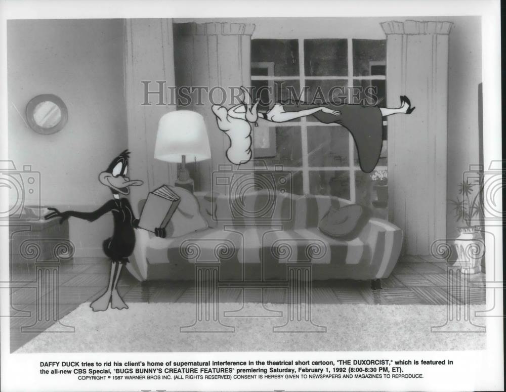1987 Press Photo Daffy Duck in Night of the Living Duck - cvp09130 - Historic Images