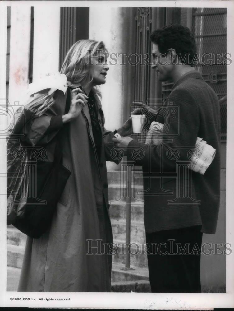 1990 Press Photo John Shea, Helen Shaver in WIOU - cvp19571 - Historic Images