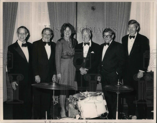 1984 Press Photo Trevor Gay's Guys and Dolls Musicians - cvp11614 - Historic Images