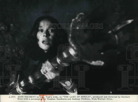 1973 Press Photo Joan Hackett in The Last Sheila - cvp18476 - Historic Images