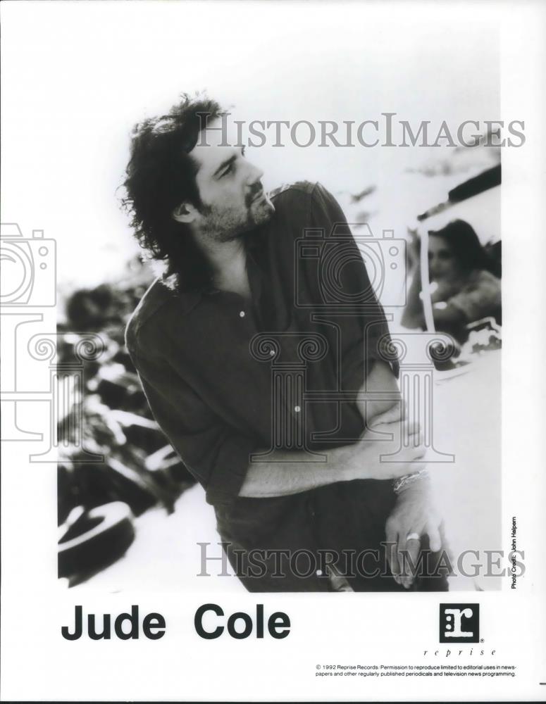 1992 Press Photo Jude Cole Musician - cvp07176 - Historic Images