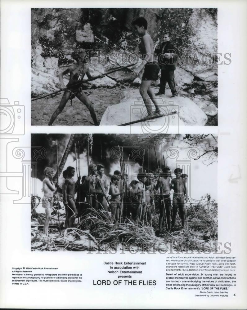 1991 Press Photo The Lord of the Flies Movie - cvp18165 - Historic Images