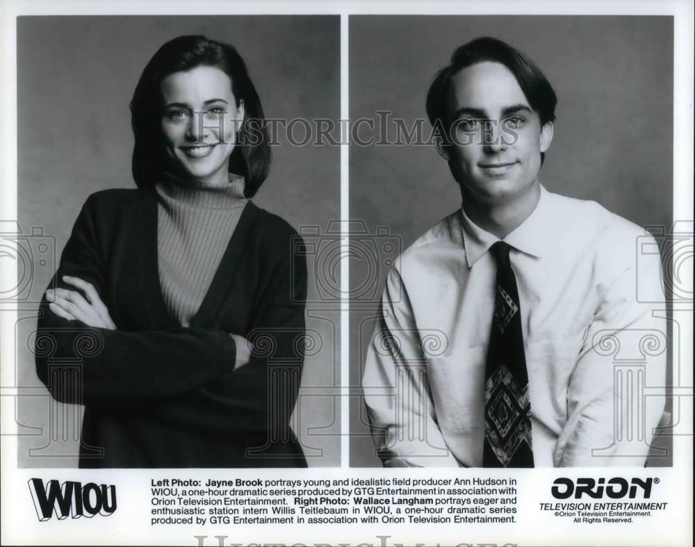 Press Photo Jayne Brook & Wallace Langham in WIOU - cvp19215 - Historic Images