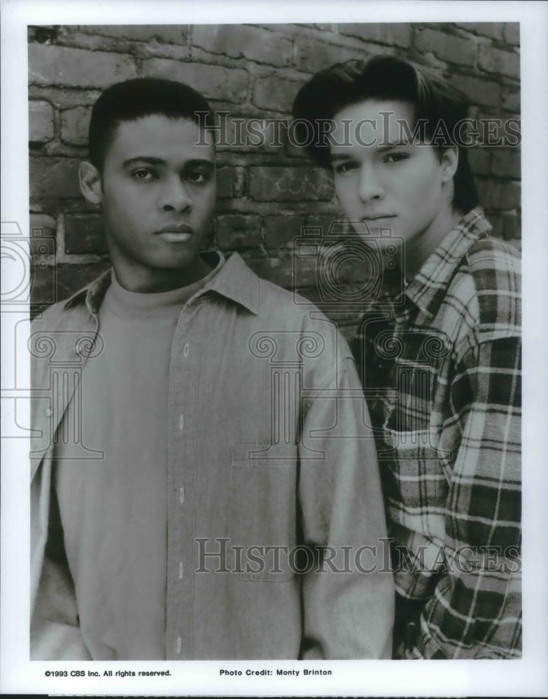 1993 Press Photo Rugg Williams and Justin Whalen in Crosses on the Lawn - Historic Images