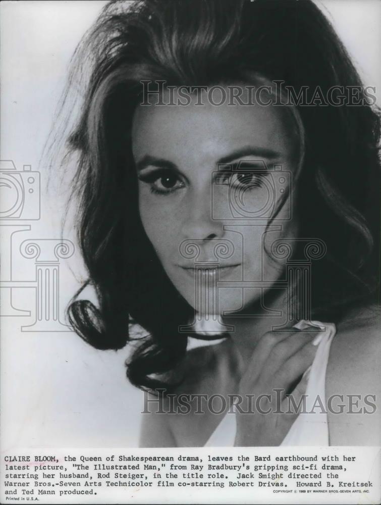 1969 Press Photo Claire Bloom in The Illustrated Man - cvp03027 - Historic Images