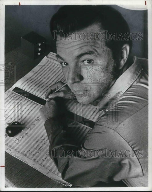 1980 Press Photo Donald Erb American composer best known for large orchestral - Historic Images