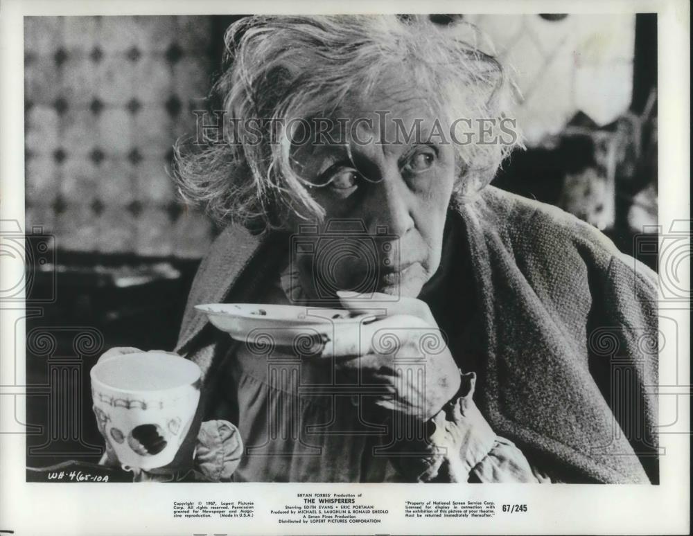 1968 Press Photo Dame Edith Evans in The Whisperers - cvp06542 - Historic Images