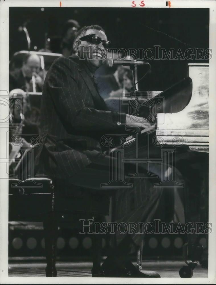 1978 Press Photo Ray Charles Musician - cvp07461 - Historic Images