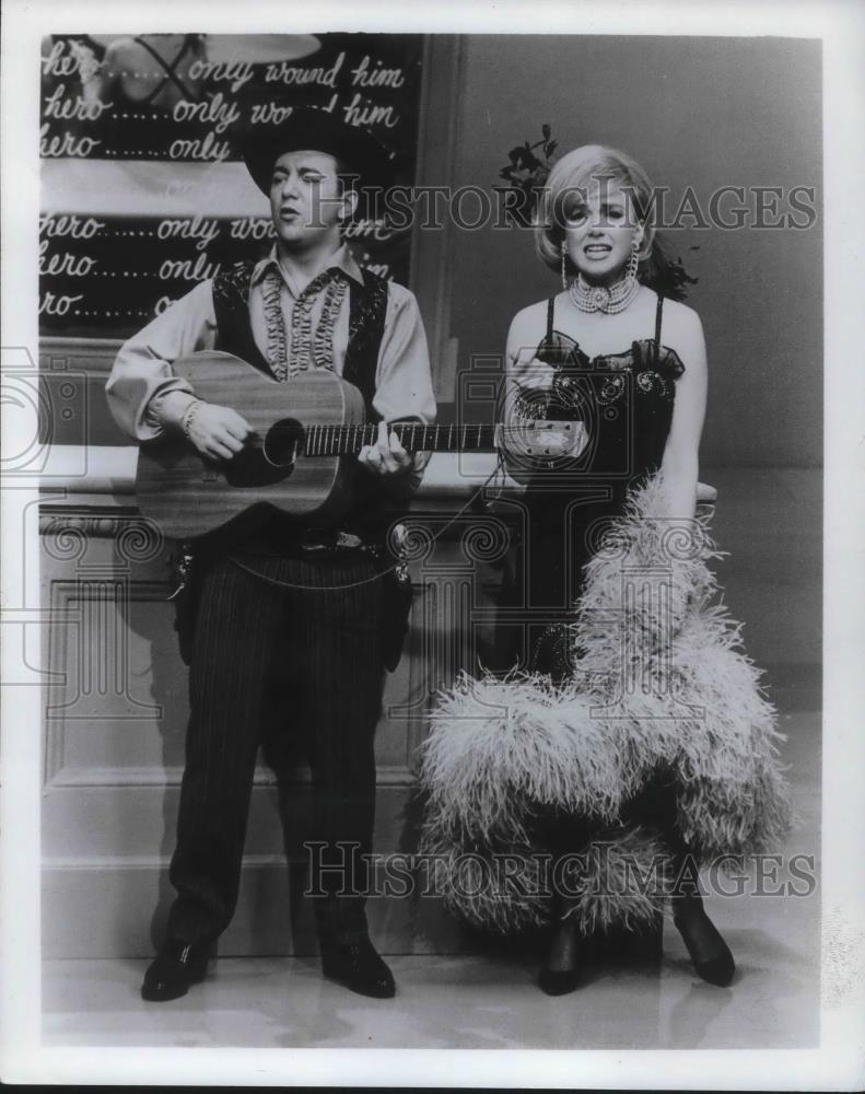 1964 Press Photo Bobby Darin Actor and Edie Adams Actress Singer - Historic Images