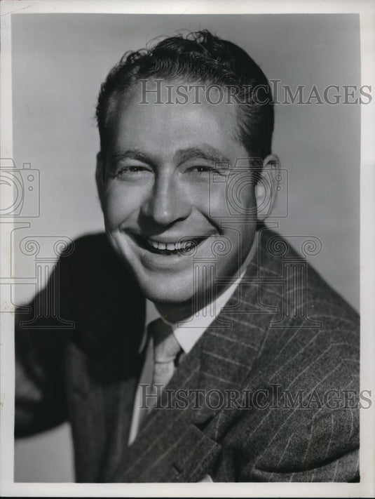 1952 Press Photo Red Benson Host of Name That Tune - cvp01042 - Historic Images