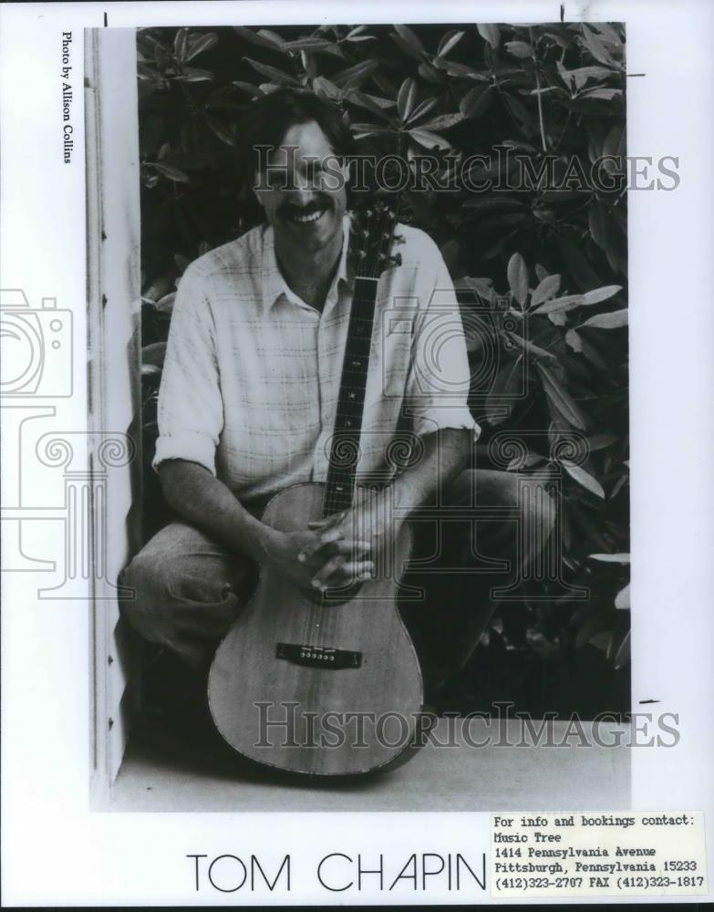 1992 Press Photo Tom Chapin Musician Entertainer Singer Songwriter - cvp07324 - Historic Images