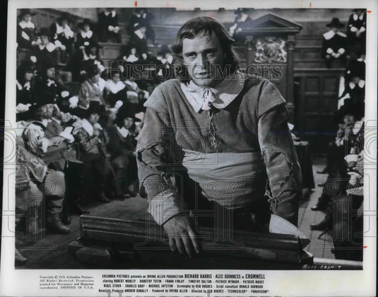 1971 Press Photo Richard Harris in Cromwell - cvp16326 - Historic Images