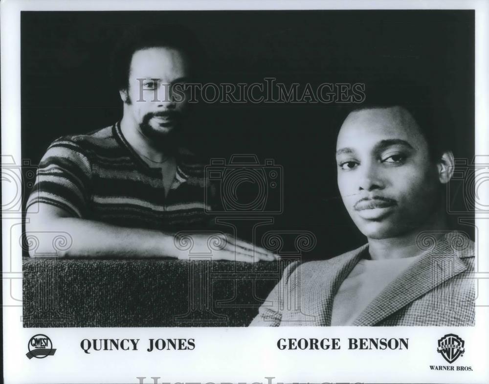 1980 Press Photo George Benson &amp; Quincy Jones - cvp02919 - Historic Images