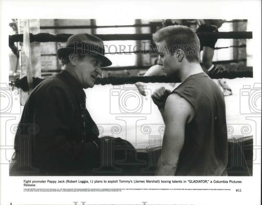 1993 Press Photo Robert Loggia and James Marshall in Gladiator - cvp10105 - Historic Images