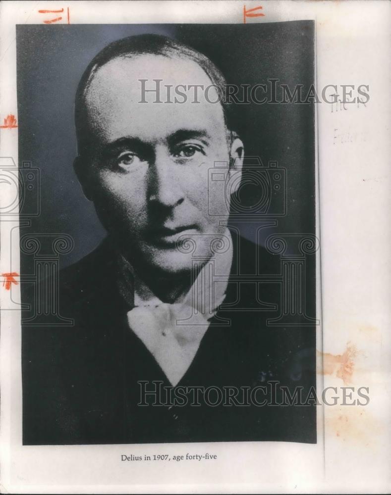 1977 Press Photo Frederick Delius English Composer - cvp06910 - Historic Images