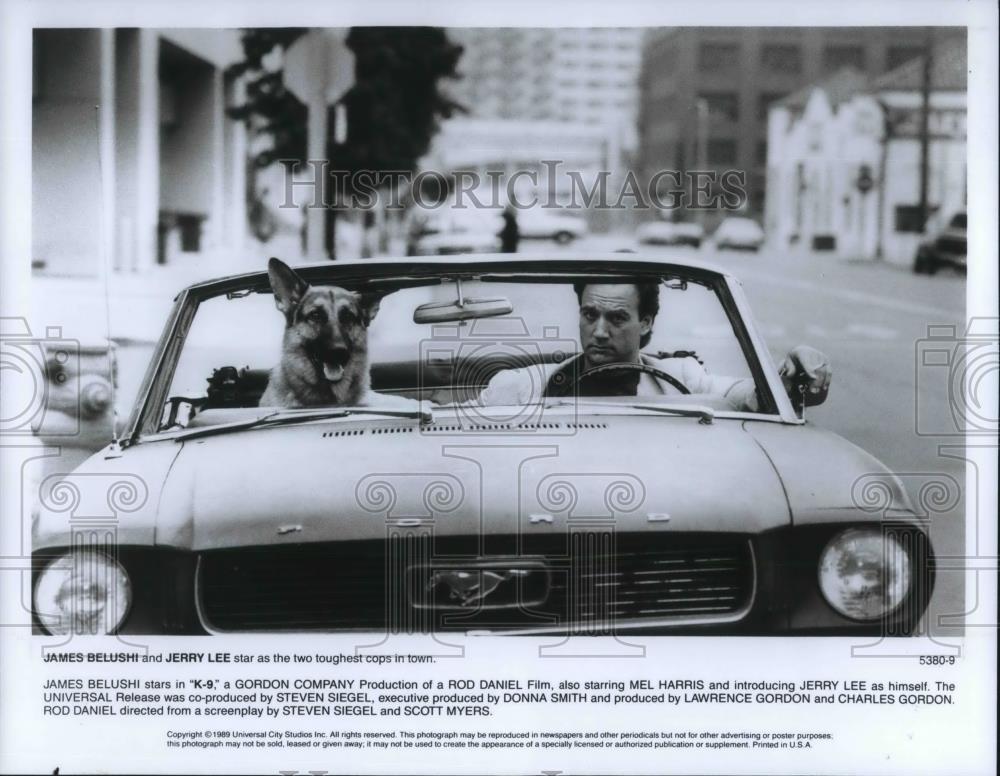 1990 Press Photo James Belushi and Jerry Lee in K-9 - cvp19287 - Historic Images