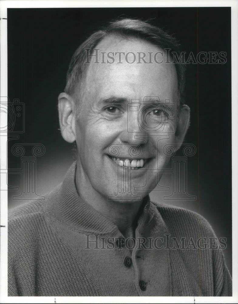 1992 Press Photo Lyle Dye Associate Professor University of Akron School Music - Historic Images