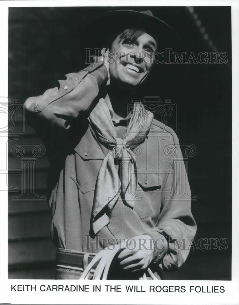 1991 Press Photo Keith Carradine in the Will Rogers Follies - cvp07890 - Historic Images