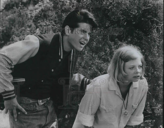1971 Press Photo Desi Arnez Jr & Catherine Bruns in Red Sky at Morning - Historic Images