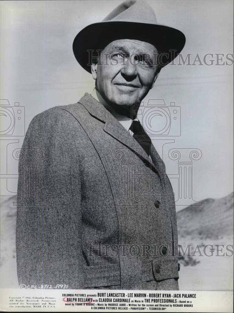 1967 Press Photo Ralph Bellamy in The Professionals - cvp00987 - Historic Images