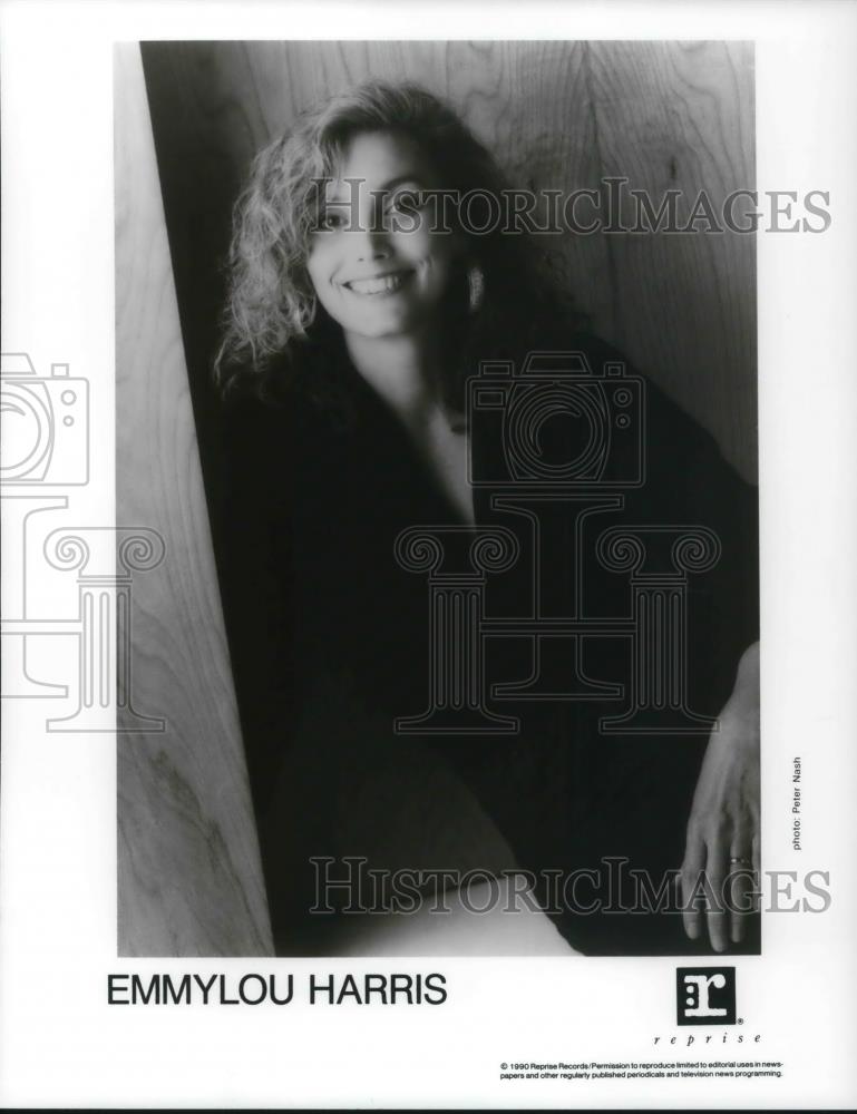 1990 Press Photo Emmylous Harris Music Artist - cvp16158 - Historic Images