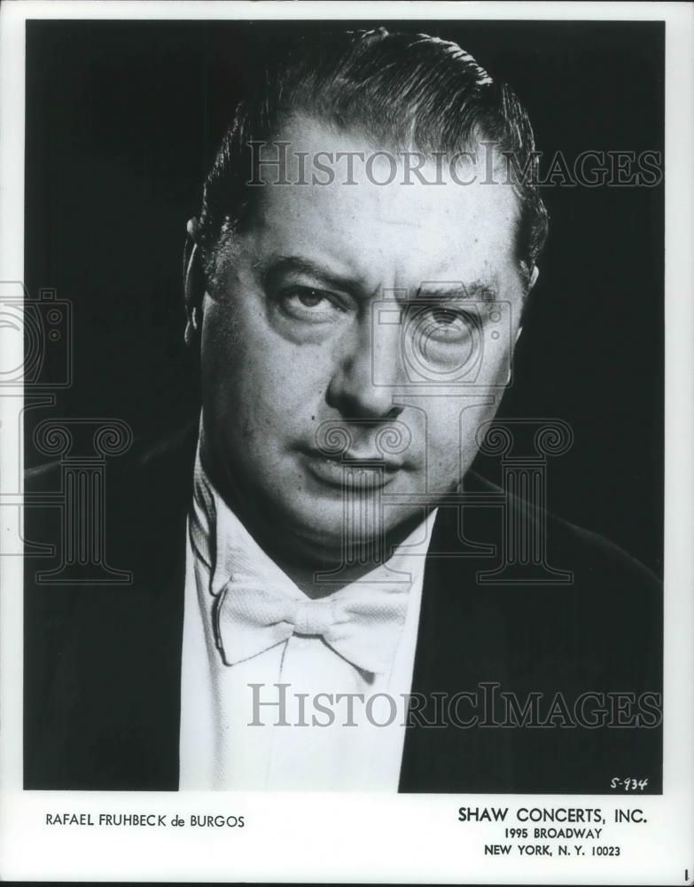 1985 Press Photo Rafael Fruhbeck de Burgos - cvp06400 - Historic Images