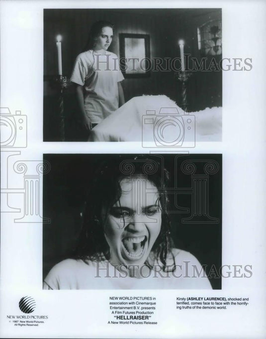 1987 Press Photo Ashley Laurence in Hellraiser - cvp10878 - Historic Images