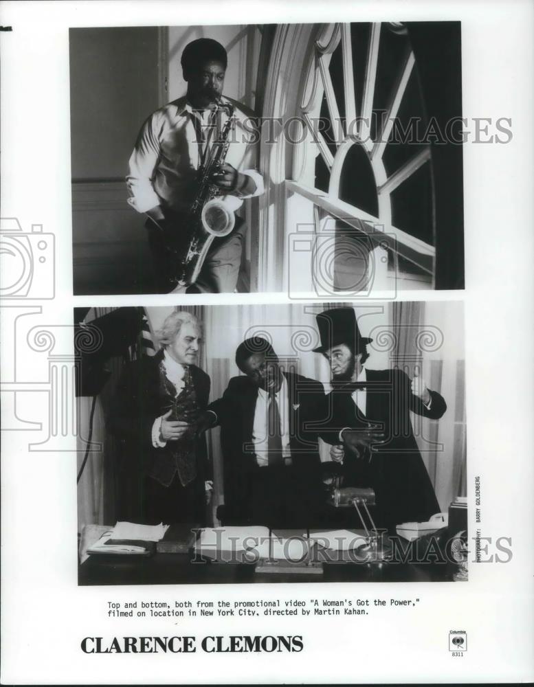 Press Photo Clarence Clemons in A Woman&#39;s Got the Power - cvp02443 - Historic Images