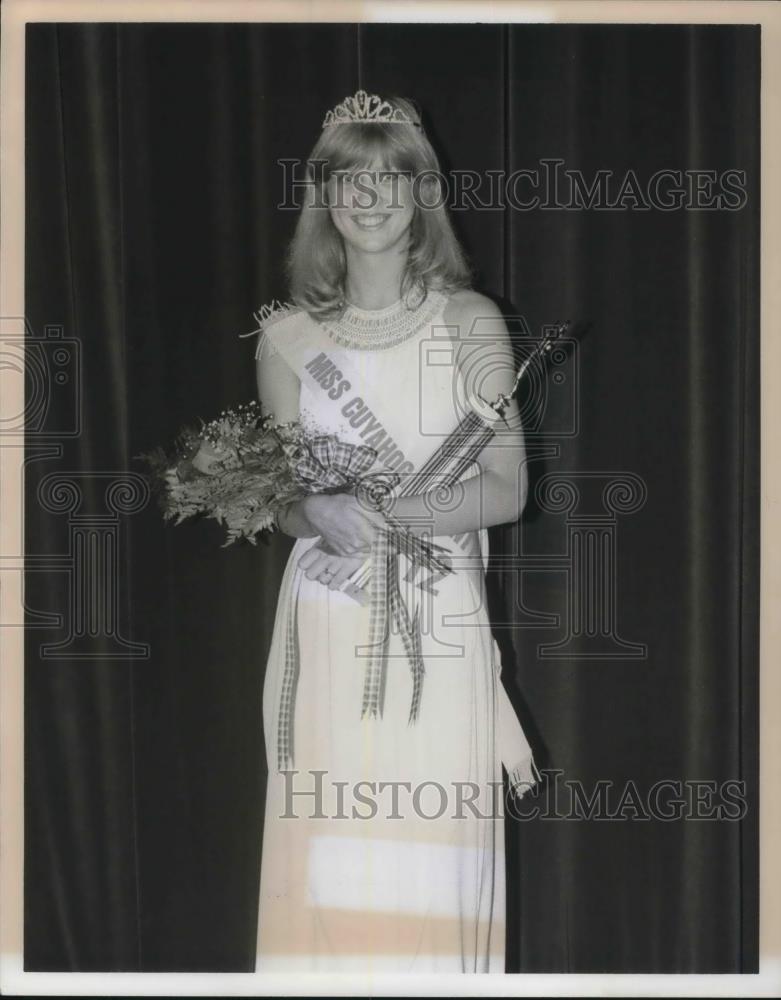 1977 Press Photo Marci Haulk Miss Cuyahoga County Fair - cvp16425 - Historic Images