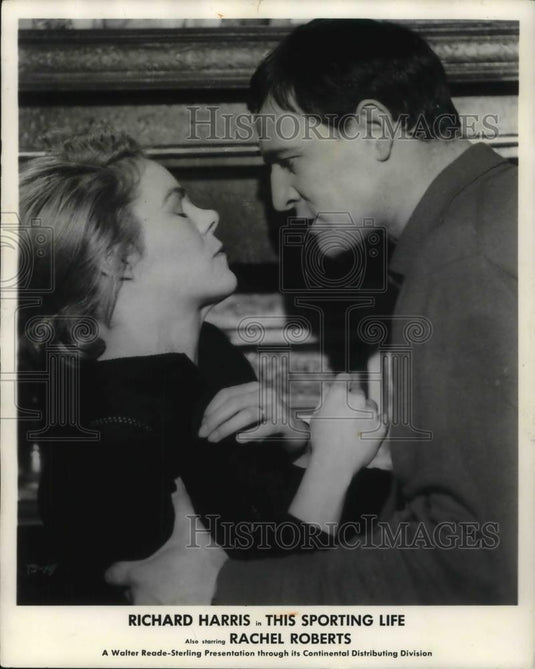1963 Press Photo Richard Harris This Sporting Life Rachel Roberts - cvp16191 - Historic Images