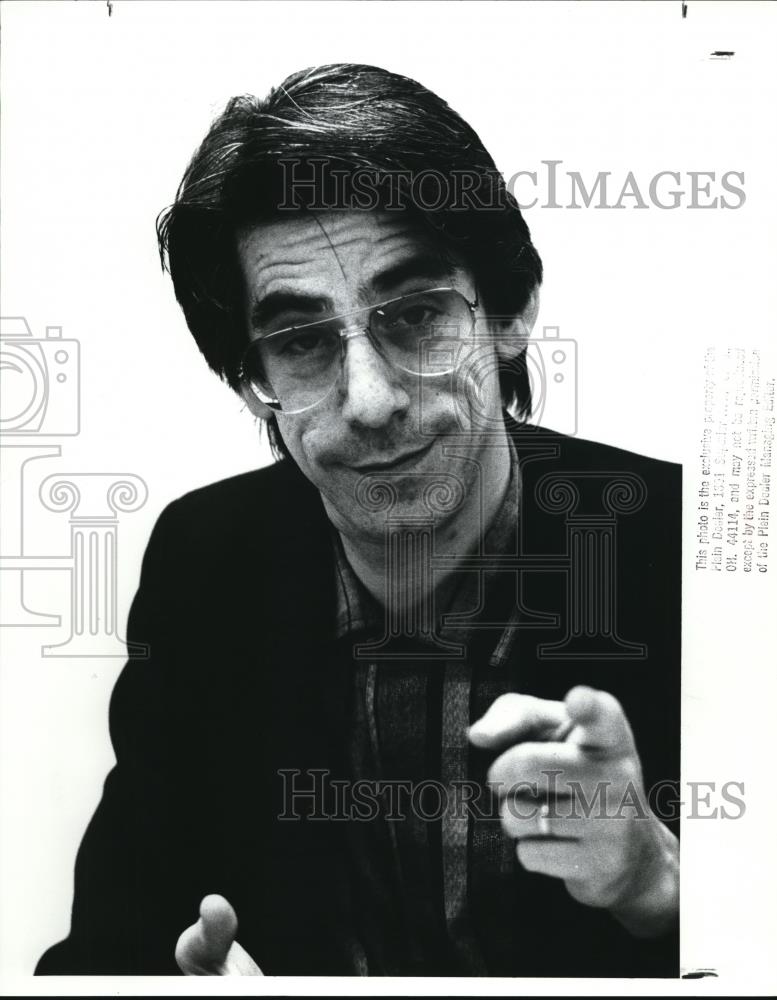 1988 Press Photo Richard Belzer Comedian Entertainer Actor - cvp01215 - Historic Images