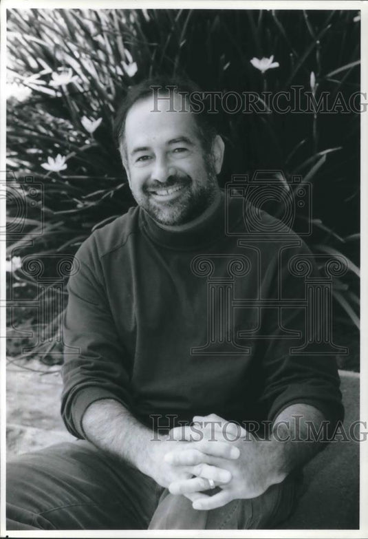 1991 Press Photo Gary David Goldbert Paramount Studios filming Brooklyn Bridge - Historic Images