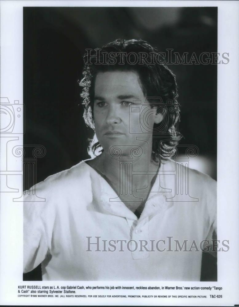 1991 Press Photo Kurt Russell in Tango &amp; Cash - cvp11385 - Historic Images