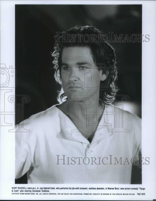 1991 Press Photo Kurt Russell in Tango & Cash - cvp11385 - Historic Images