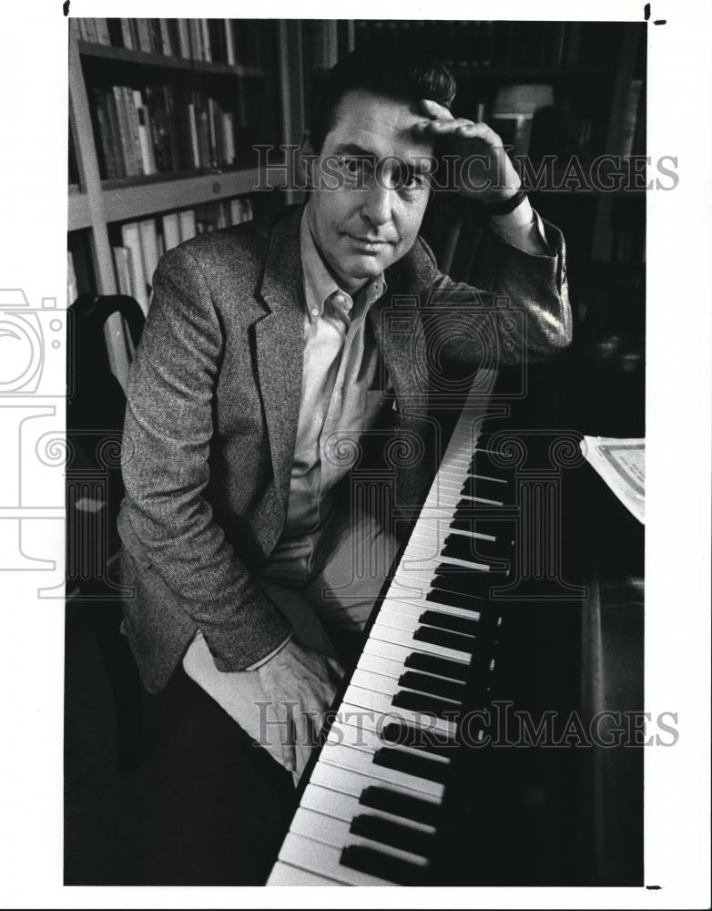 1988 Press Photo John Browning Classical Concert Pianist - cvp01152 - Historic Images