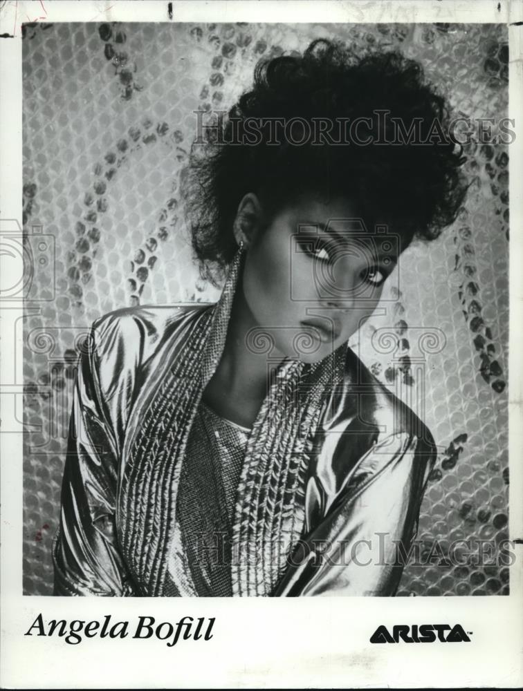 1986 Press Photo Angela Bofill Jazz Singer Songwriter - cvp00139 - Historic Images