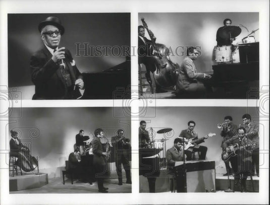 1969 Press Photo Willie The Lion Smith Billy Taylor Eddie Daniels Quintet - Historic Images