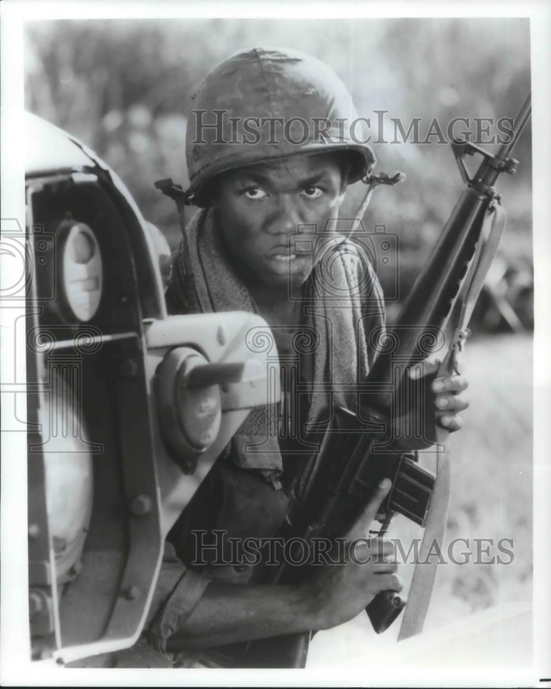 1990 Press Photo Stan Foster in Tour of Duty - cvp10965 - Historic Images