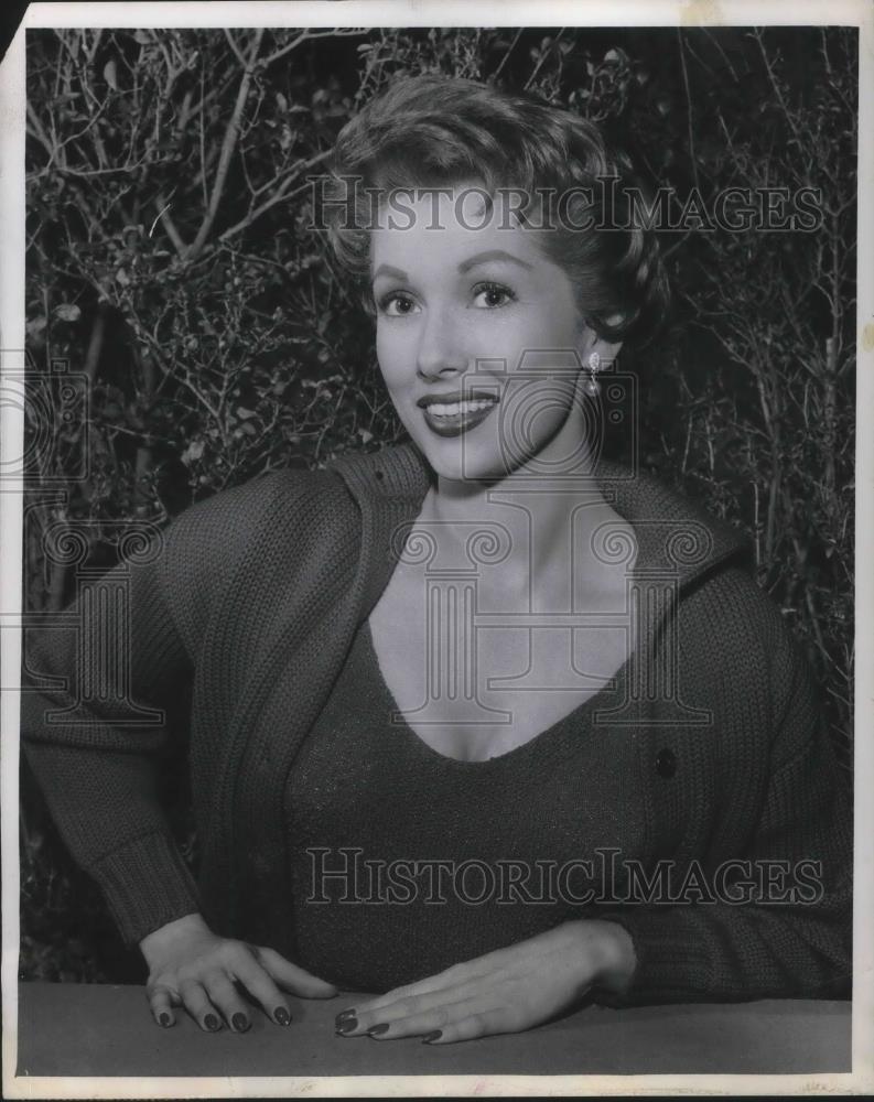 1957 Press Photo Elaine Edwards on The People&#39;s Choice - cvp06014 - Historic Images