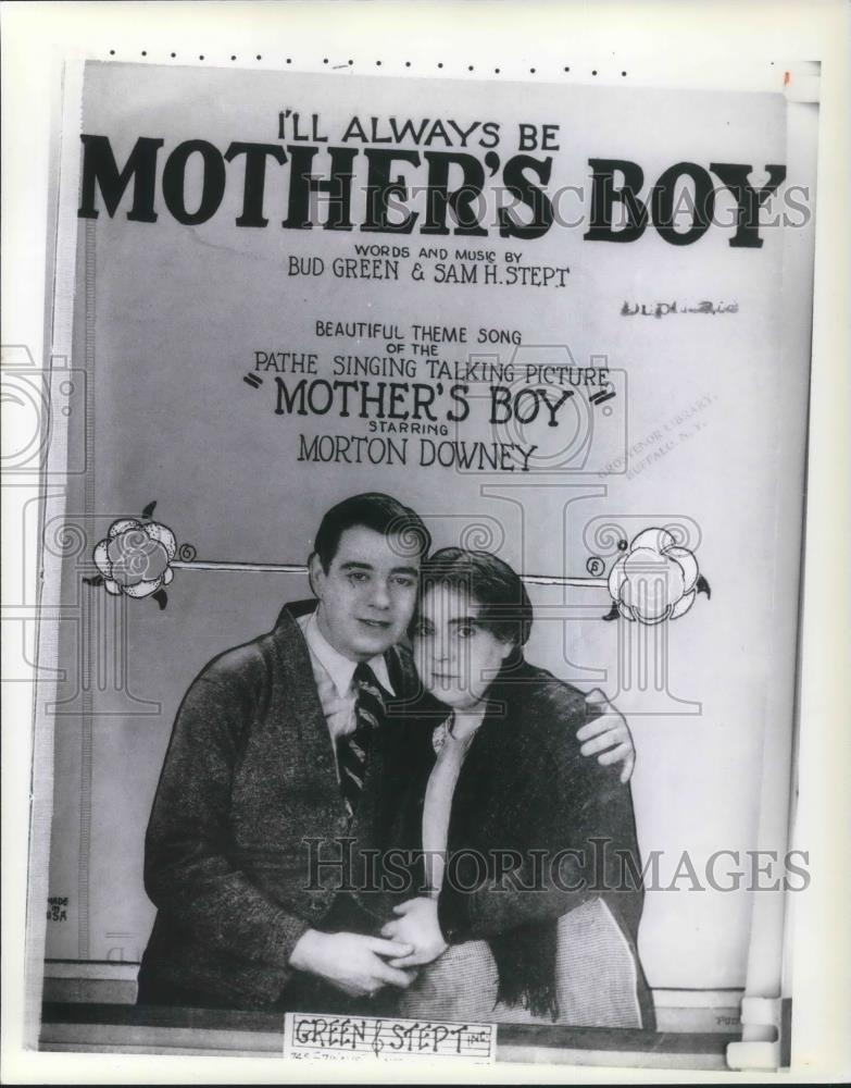 1978 Press Photo Morton Downey in I&#39;ll Always be Mother&#39;s Boy - cvp03358 - Historic Images