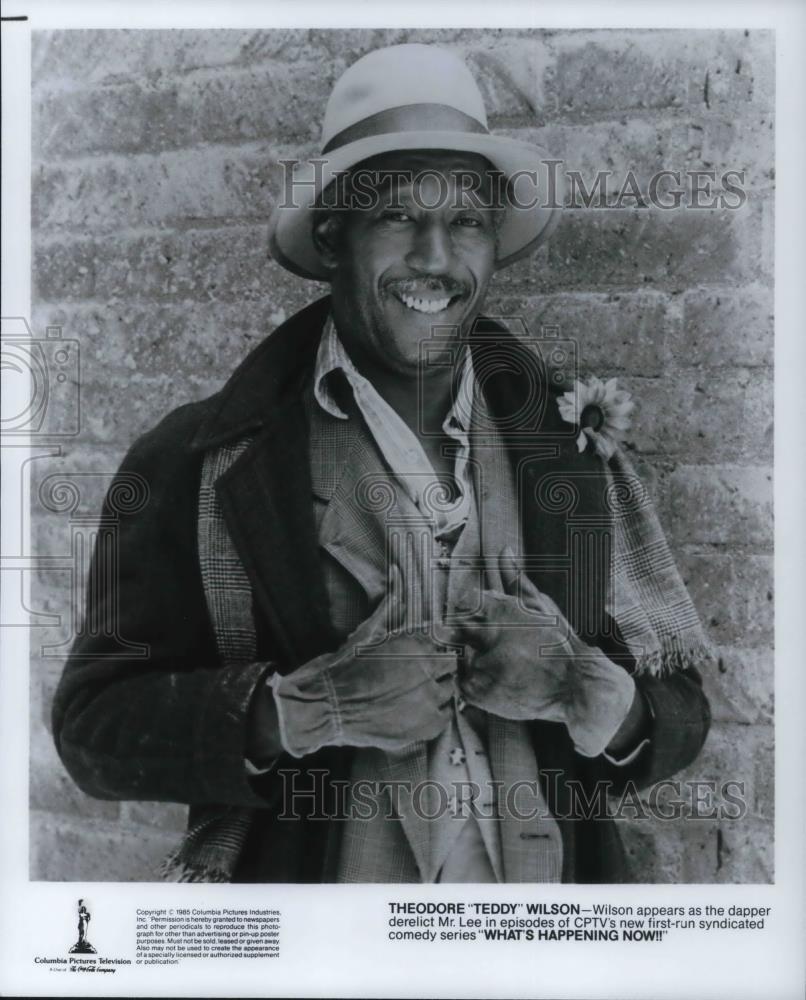 1985 Press Photo Theodore Teddy Wilson In Whats Happening Now - cvp18718 - Historic Images