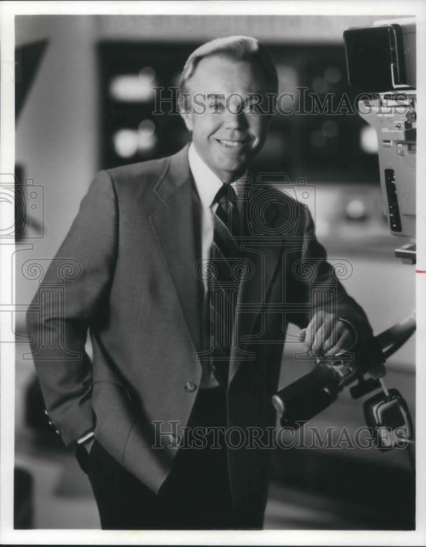 1994 press photo dick goddard wjw tv weatherman cleveland ohio cvp13