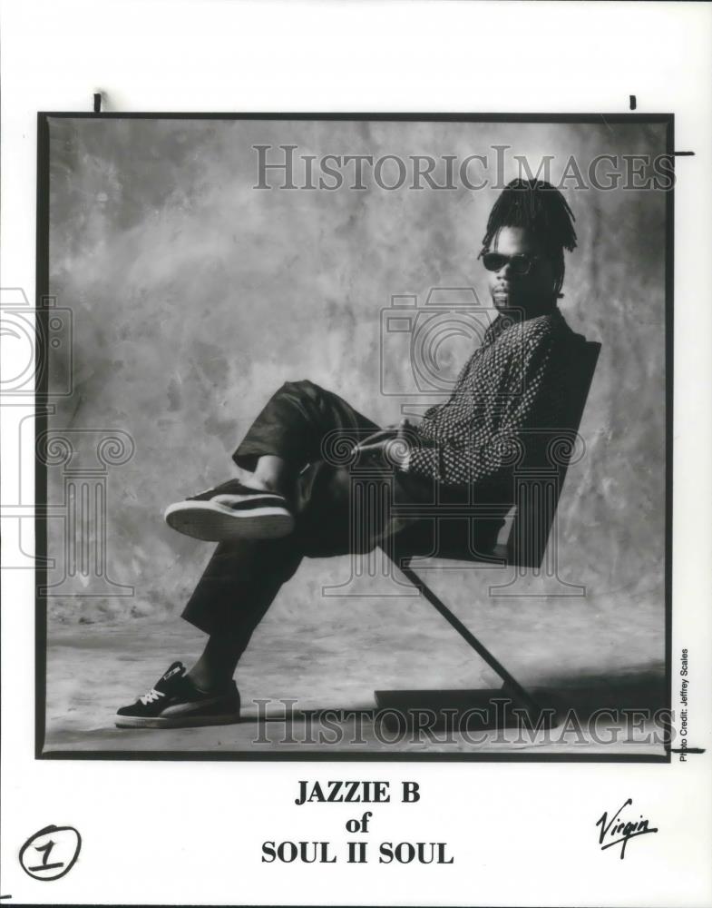 1983 Press Photo Jazzie B Soul II Soul - cvp08497 - Historic Images