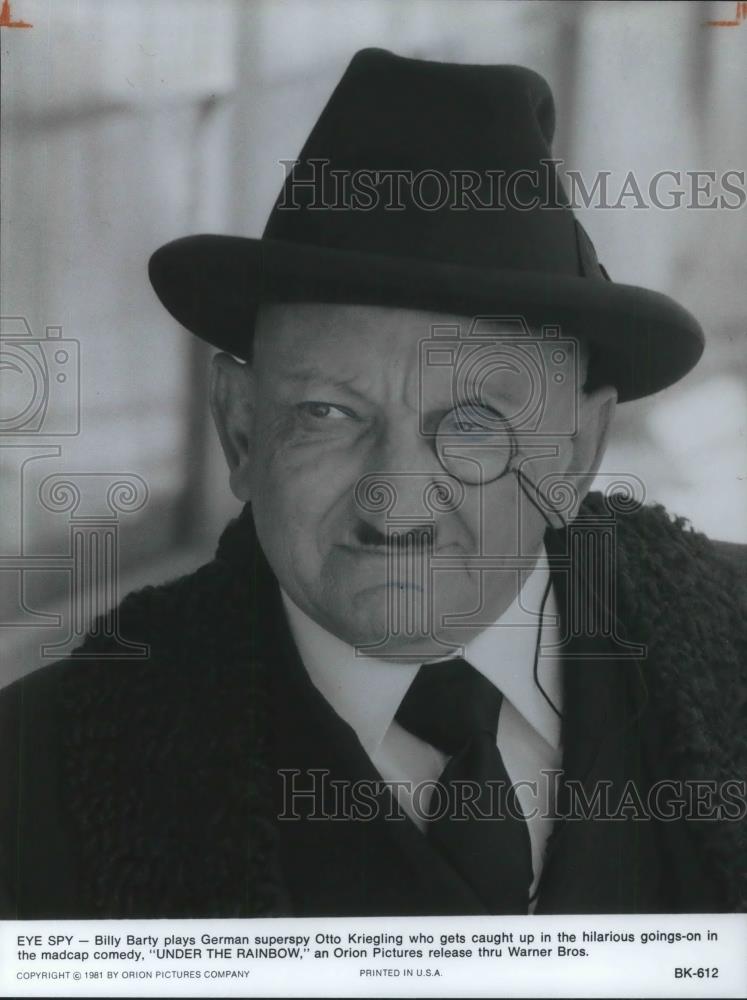 1981 Press Photo Billy Barty in Under the Rainbow - cvp05119 - Historic Images