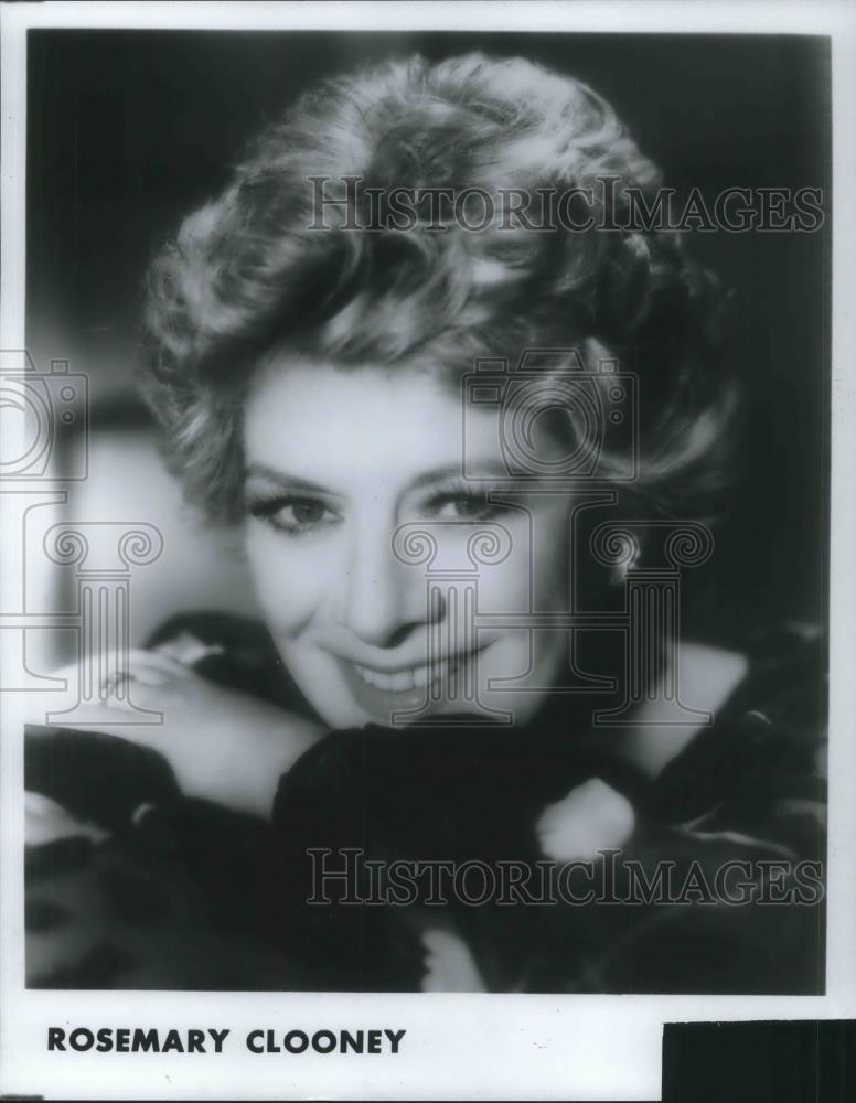 1987 Press Photo Rosemary Clooney - cvp05660 - Historic Images