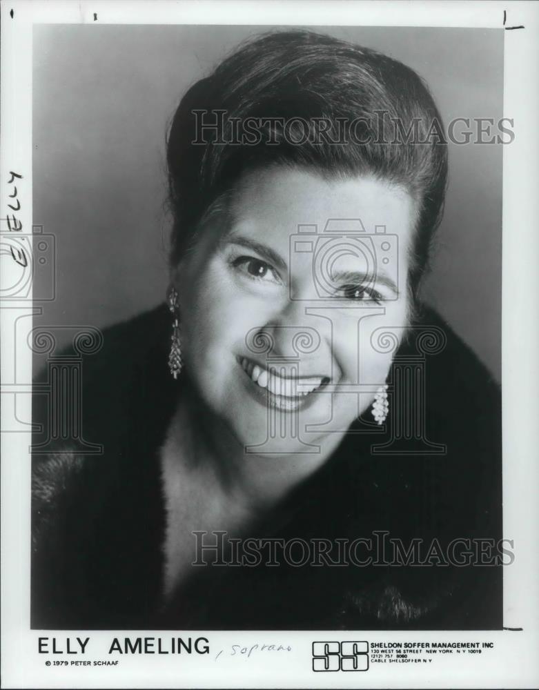 1995 Press Photo Elly Ameling Operatic Soprano Opera Singer - cvp14834 - Historic Images