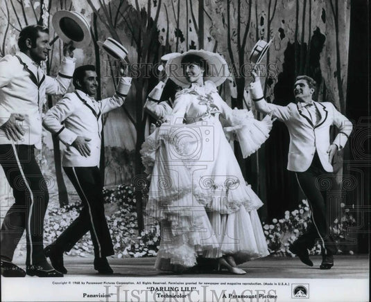 1970 Press Photo Julie Andrews In Darling Lili - cvp15050 - Historic Images